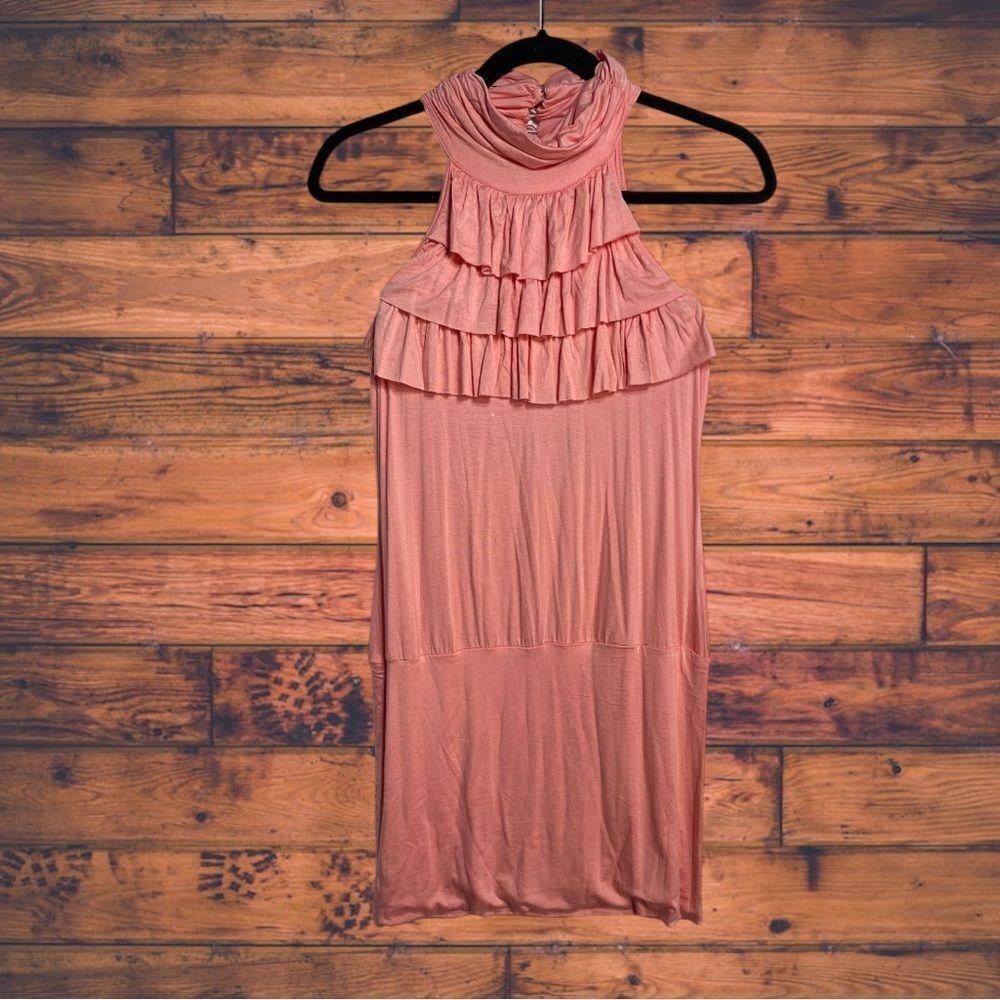 5‎ for $25🔥Sugar Surges Pink High Neck Tank Top Blouse XS- New With Tags